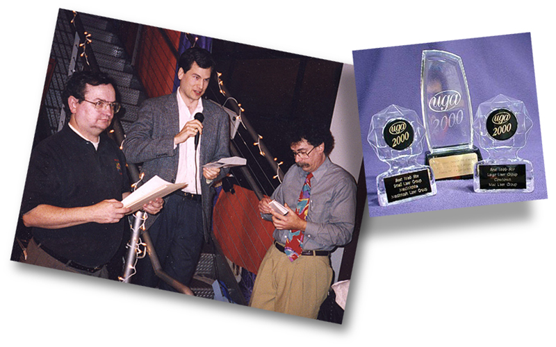 Lynn Wegley, David Pogue and Fred Showker UG Academy Awards